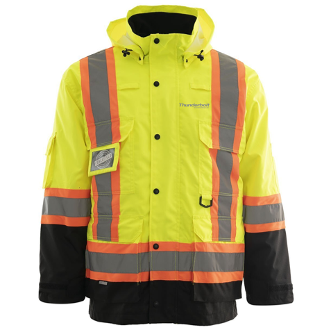 Hi-Vis 4-in-1 Safety Parka