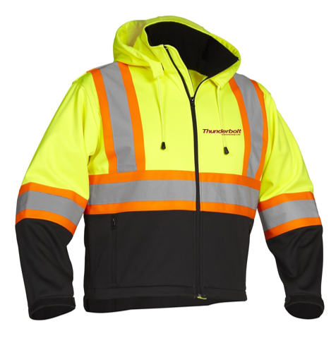 Hi-Vis Safety Softshell Jacket