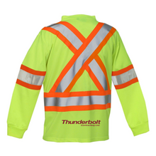 Load image into Gallery viewer, Hi-Vis Long Sleeve Crewneck Tee w/Pocket